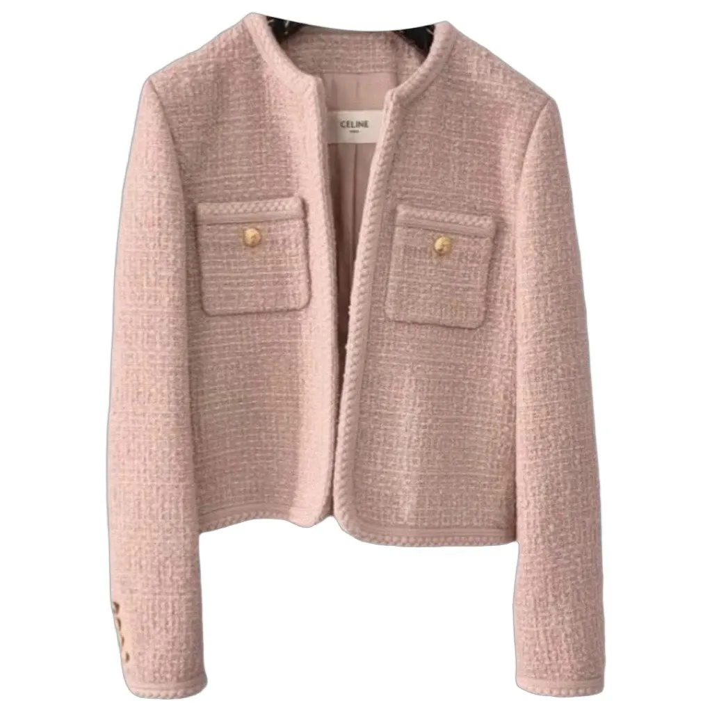 Celine Wool Jacket MultiColor Wool Very good - Front View