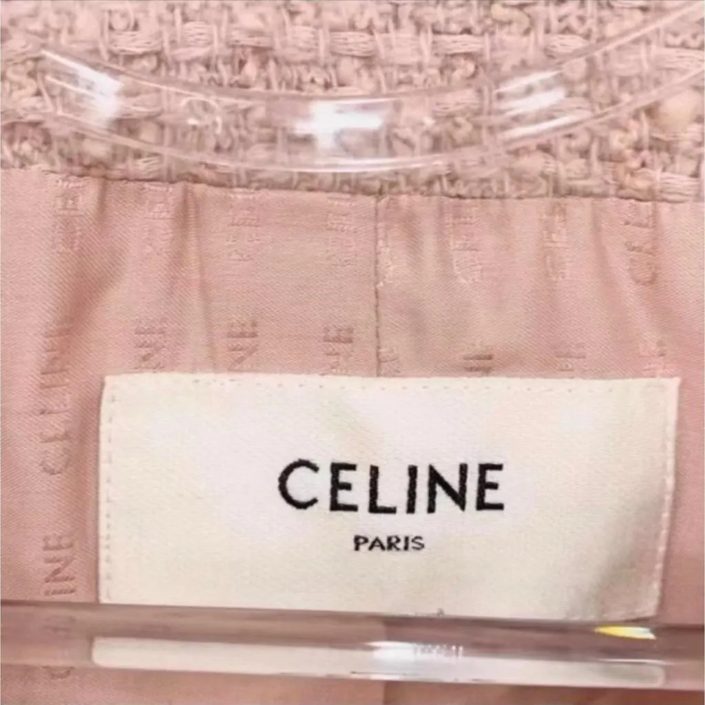 Celine Wool Jacket MultiColor Wool Very good - Model View