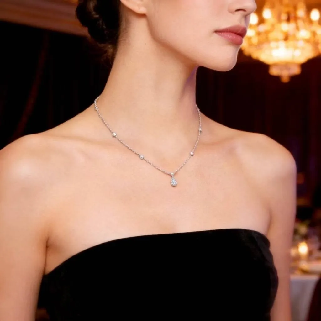 Harry Winston Necklace MultiColor Lace Very good - Inside View