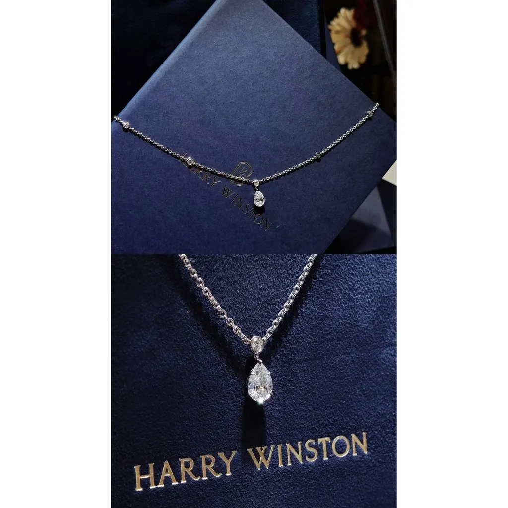 Harry Winston Necklace MultiColor Lace Very good - Box View