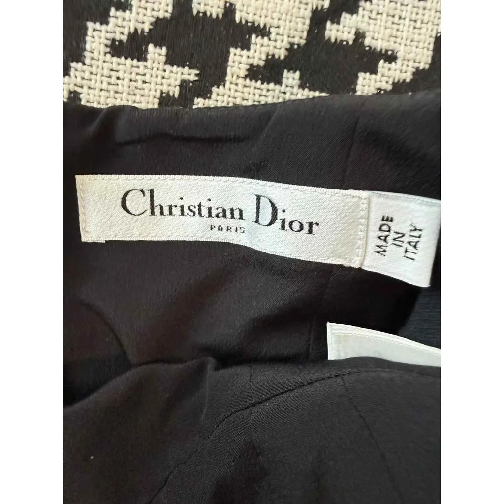 Dior Black Wool Jumpsuit Black Wool Very good - Model View