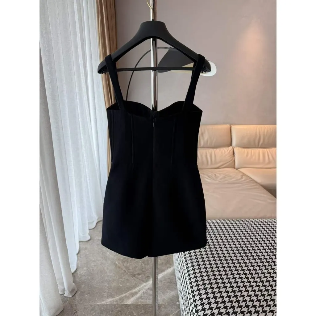 Dior Black Wool Jumpsuit Black Wool Very good - Box View