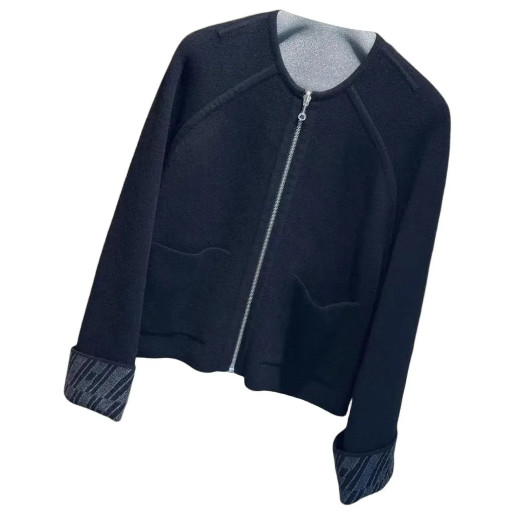 Hermes Cashmere Coat MultiColor Cashmere Never worn - Front View