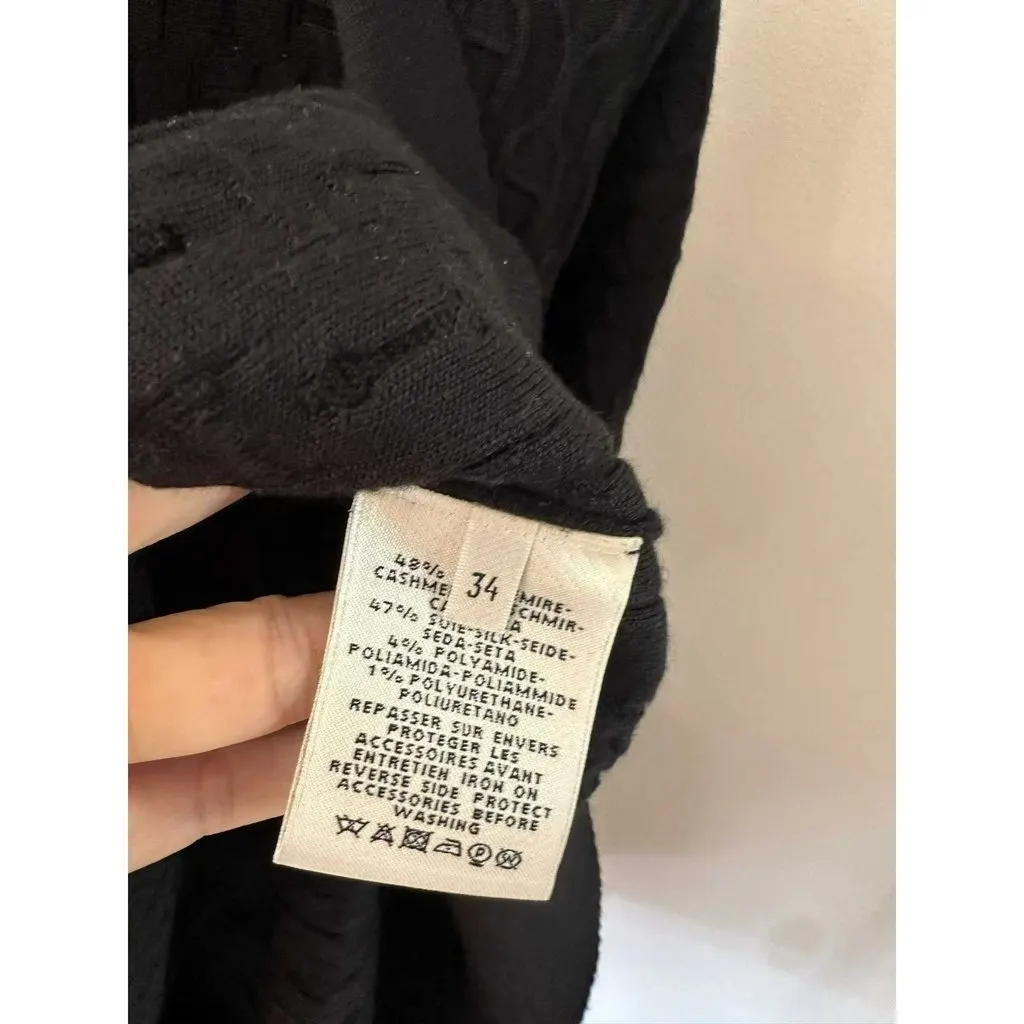 Hermes Black Cashmere Knitwear Black Cashmere Very good - Box View