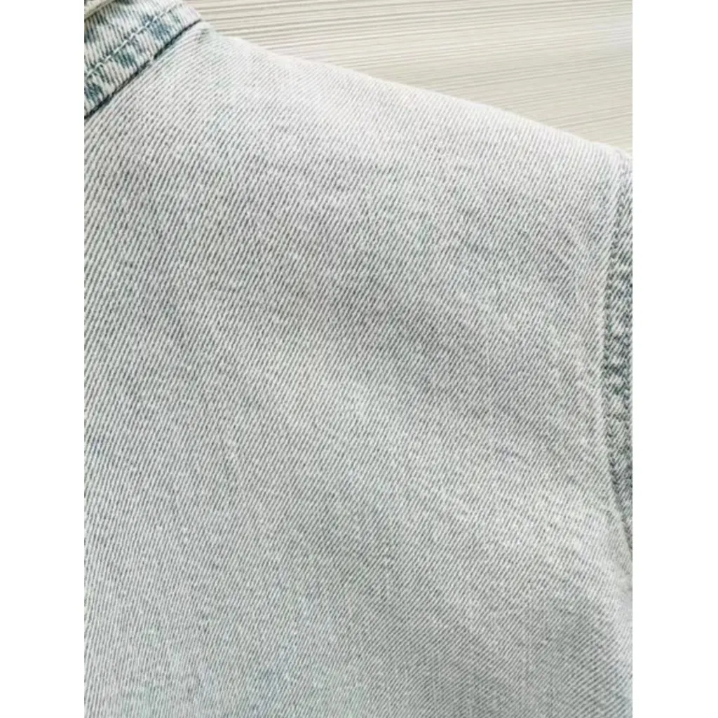 Chanel Blue Cotton Top Blue Cotton Very good - Inside View