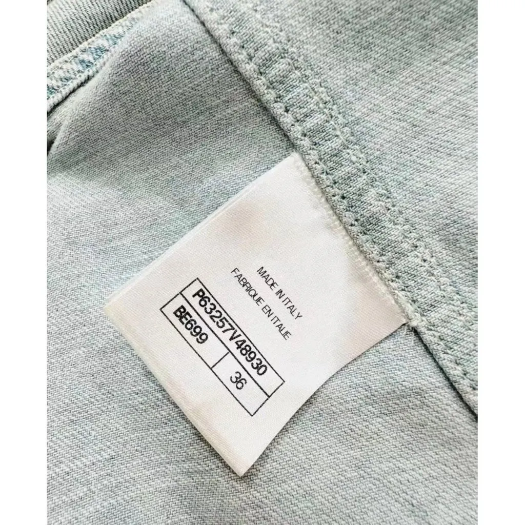 Chanel Blue Cotton Top Blue Cotton Very good - Box View