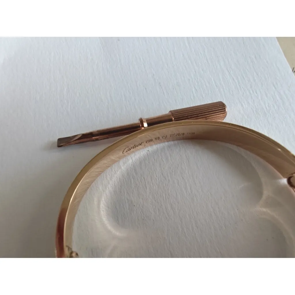 Cartier Love Pink Gold Bracelet MultiColor Very good - Back View