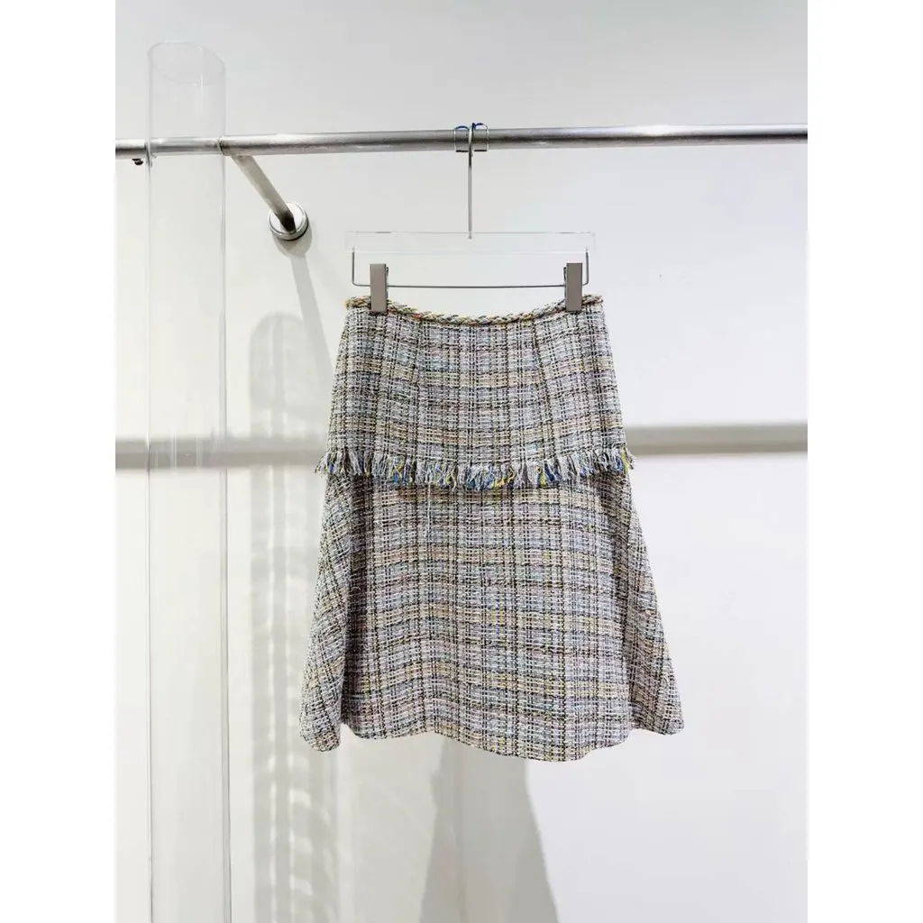 Chanel Cotton Skirt MultiColor Cotton Very good - Inside View