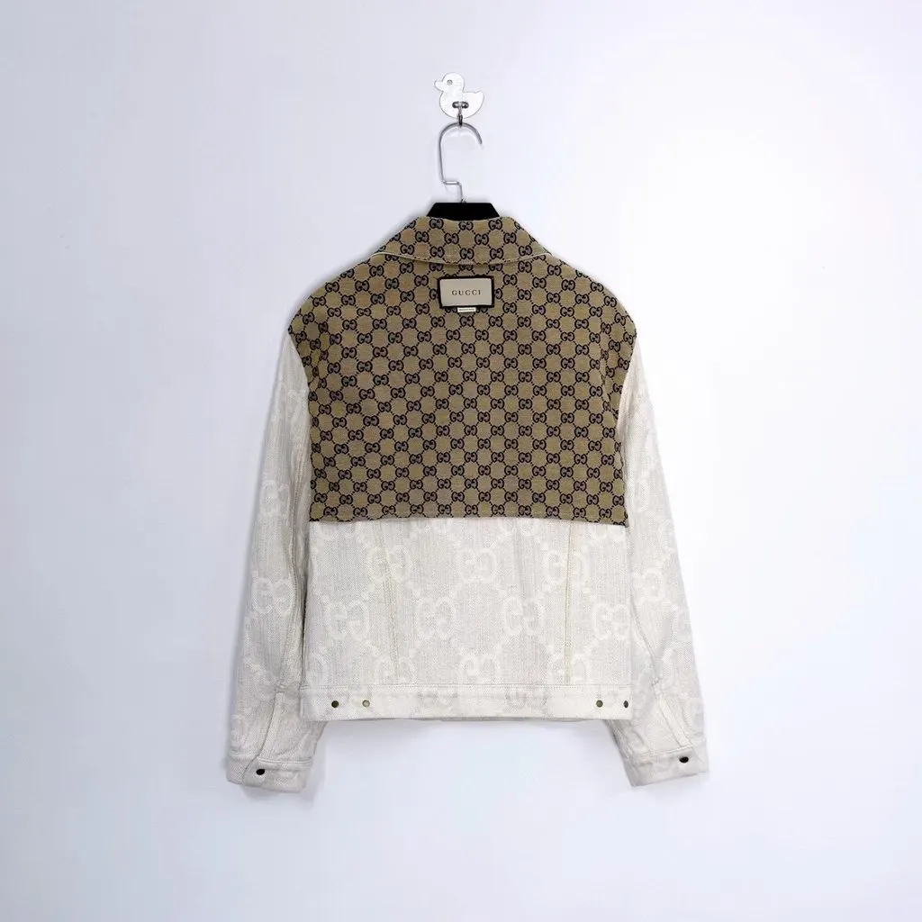 Gucci Cotton Jacket MultiColor Cotton Very good - Model View