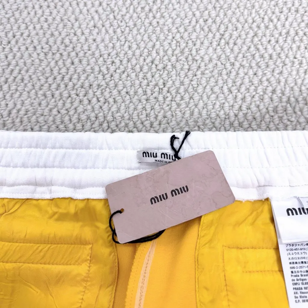 Miu Miu Viscose Trousers MultiColor Viscose Very good - Inside View