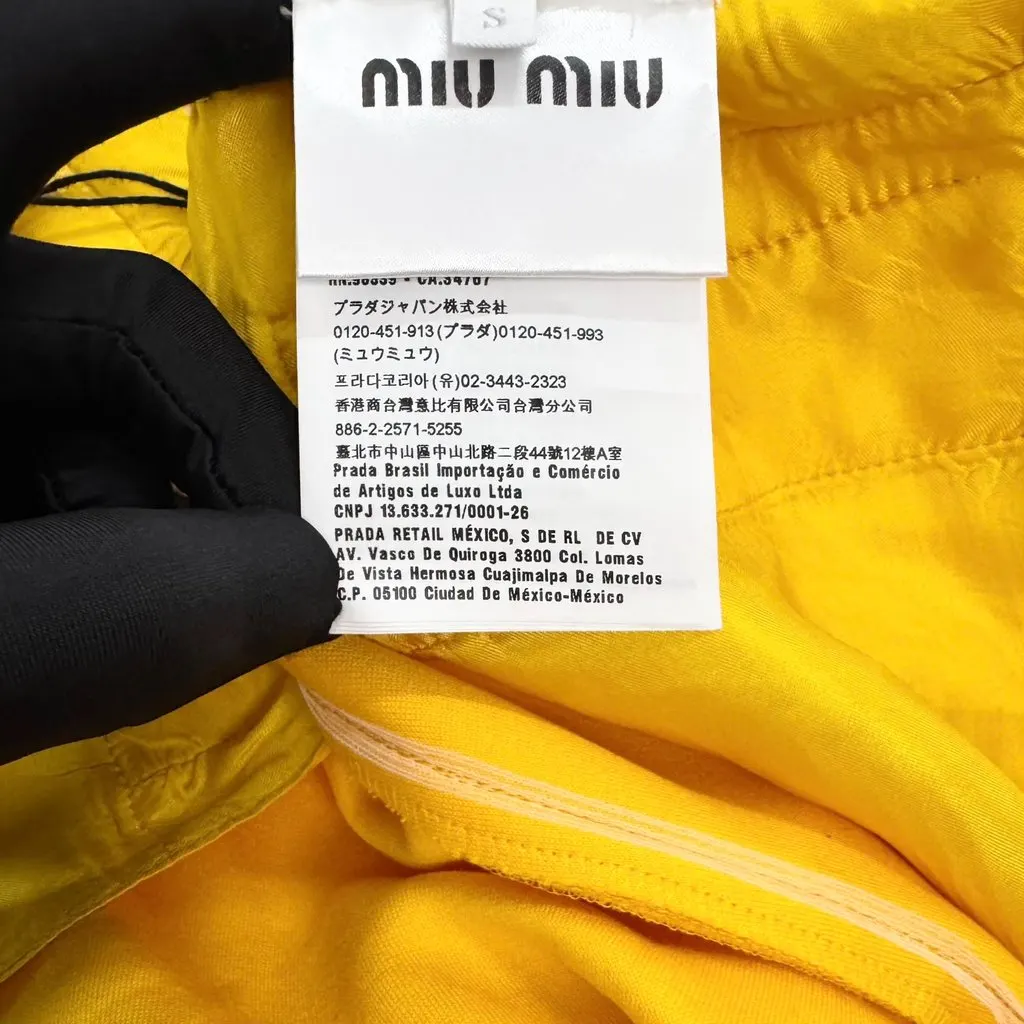 Miu Miu Viscose Trousers MultiColor Viscose Very good - Model View