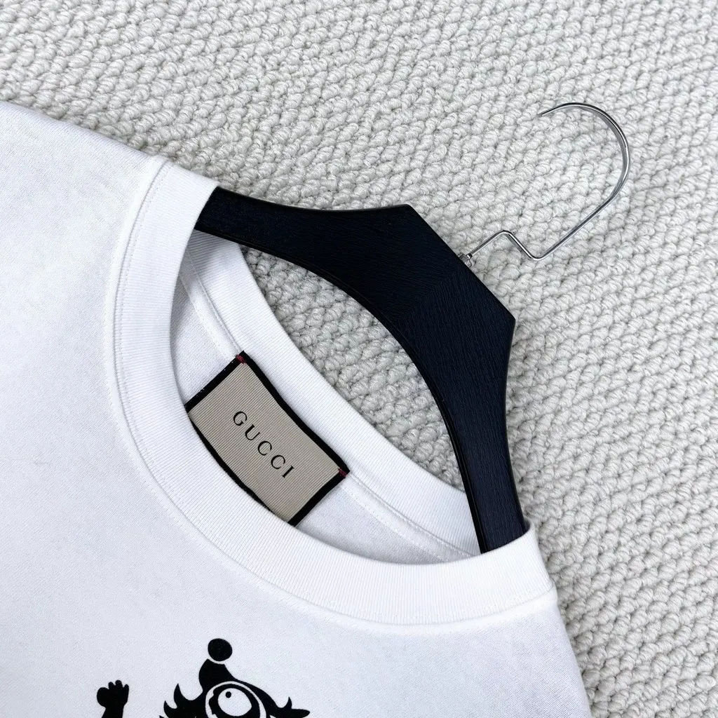 Gucci SS23 White Cotton T-Shirt White Cotton Very good - Inside View
