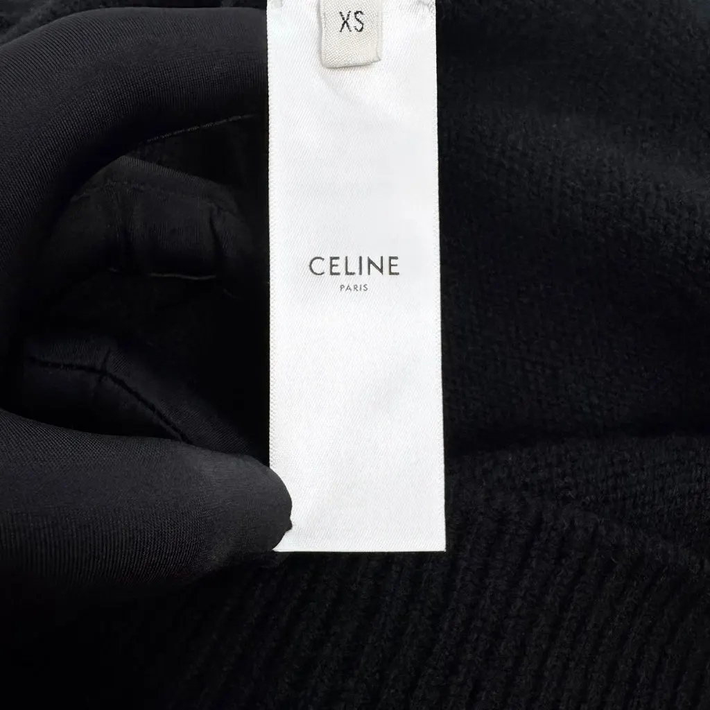 Celine Black Cashmere Knitwear Black Cashmere Very good - Model View