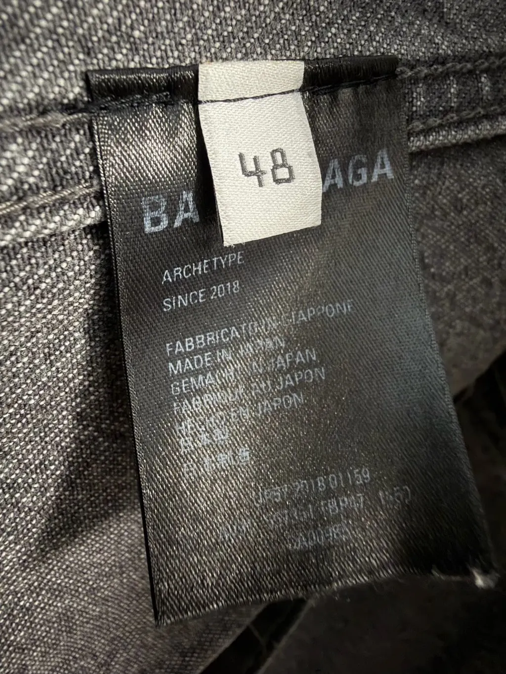 Balenciaga Denim Jacket MultiColor Denim Very good - Model View