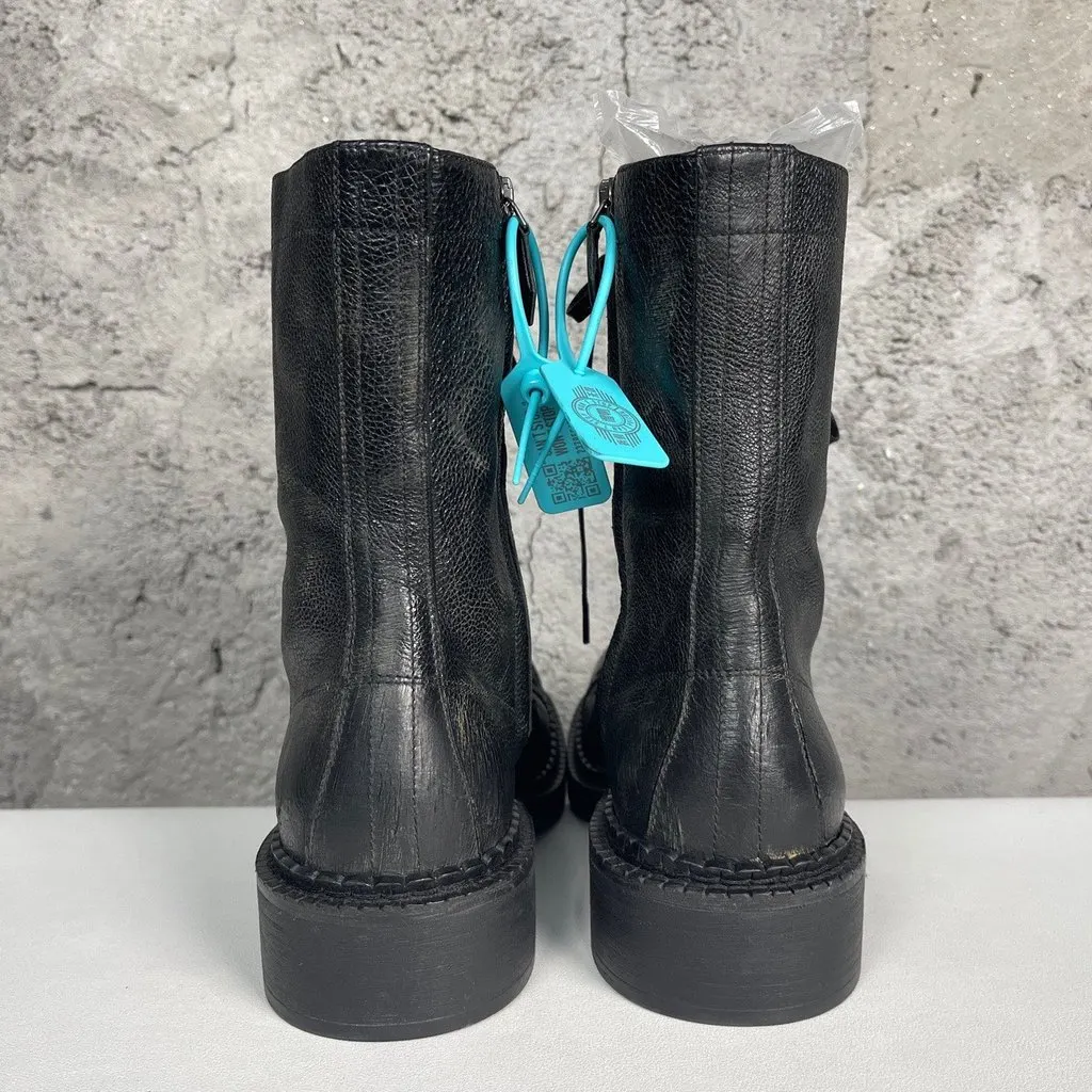 Miu Miu Leather Boots MultiColor Leather Very good - Model View