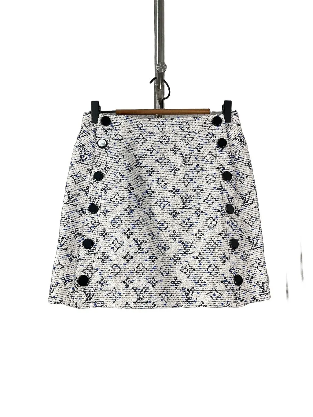 Louis Vuitton Tweed Skirt MultiColor Tweed Very good - Front View