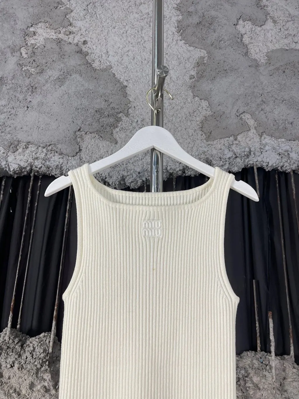 Miu Miu Cotton Blend Top MultiColor Cotton Very good - Inside View