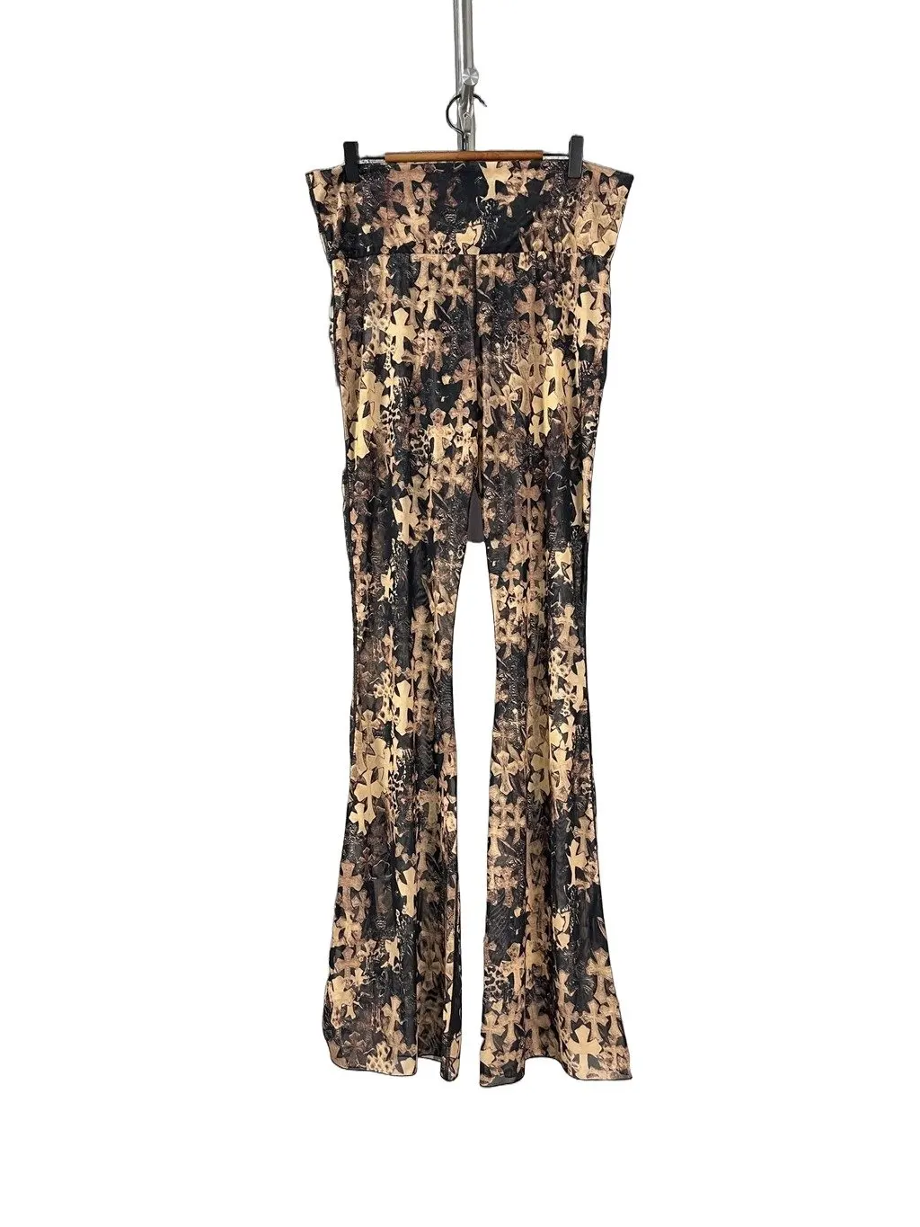 Chrome Hearts Cotton Trousers MultiColor Cotton Very good - Front View