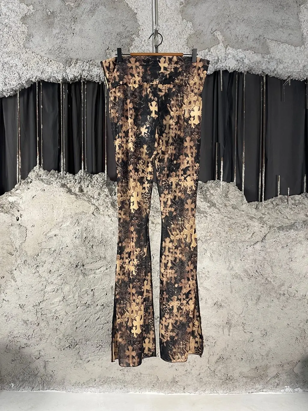 Chrome Hearts Cotton Trousers MultiColor Cotton Very good - Back View