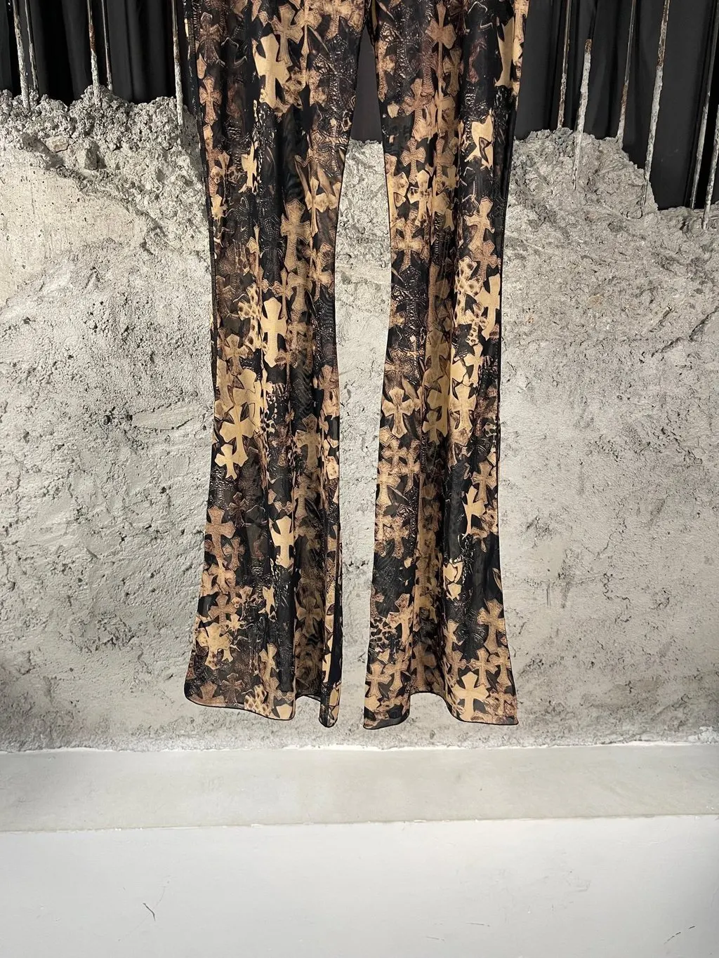 Chrome Hearts Cotton Trousers MultiColor Cotton Very good - Model View
