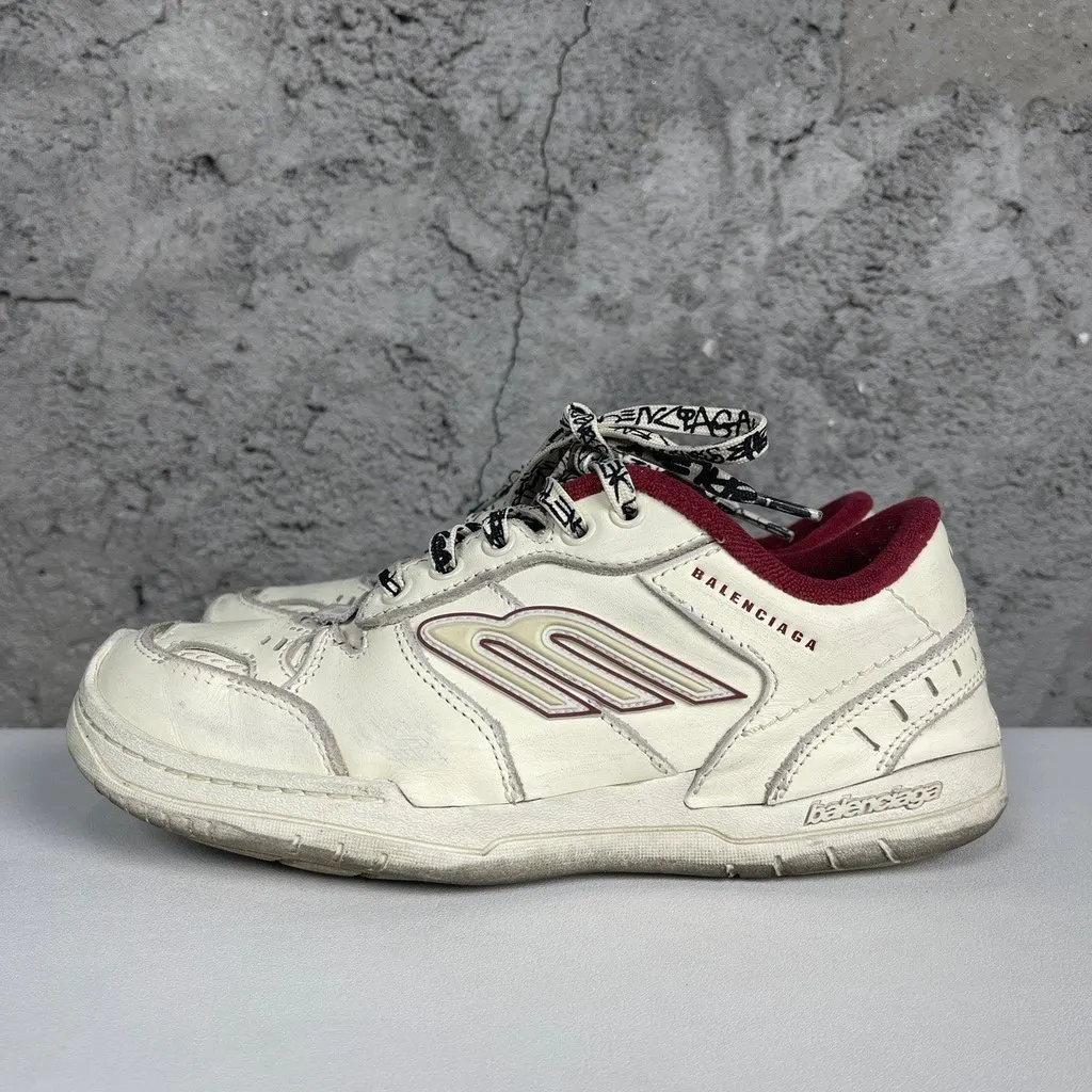 Balenciaga Hamptons Leather Sneakers MultiColor Leather Good - Inside View