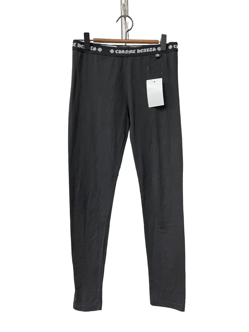 Chrome Hearts Black Cotton Trousers Black Cotton Very good - Front View