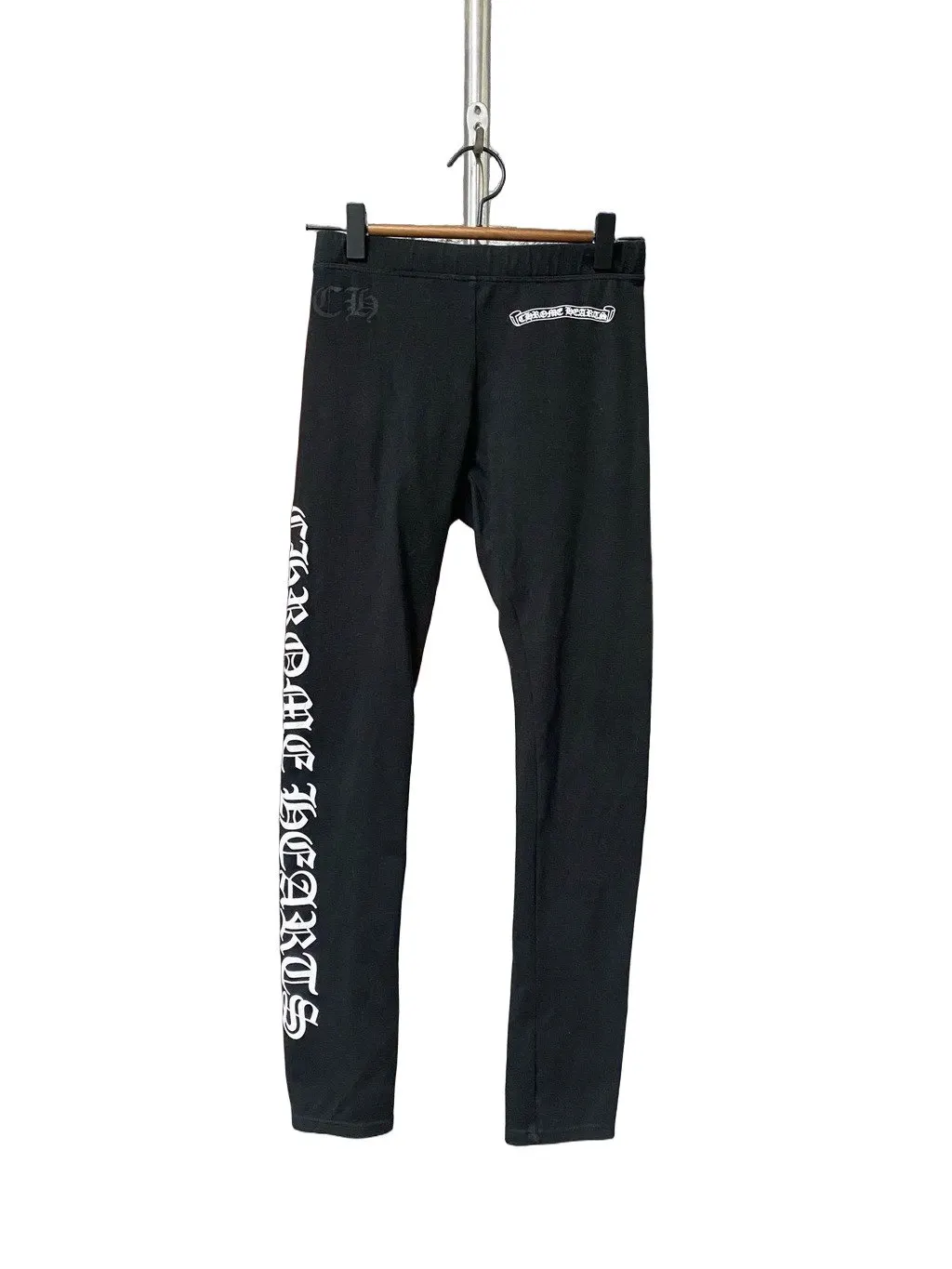 Chrome Hearts Black Cotton Trousers Black Cotton Very good - Front View