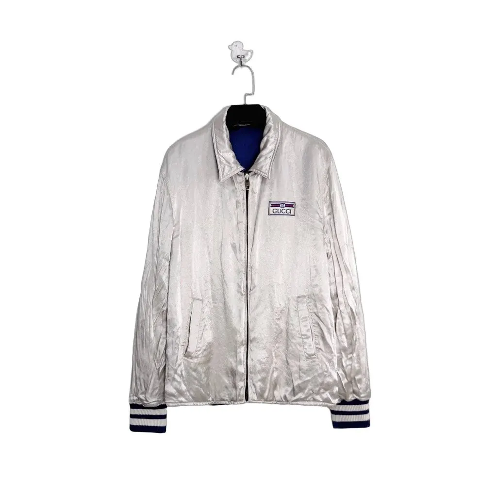 Gucci Satin Jacket MultiColor Satin Very good - Front View