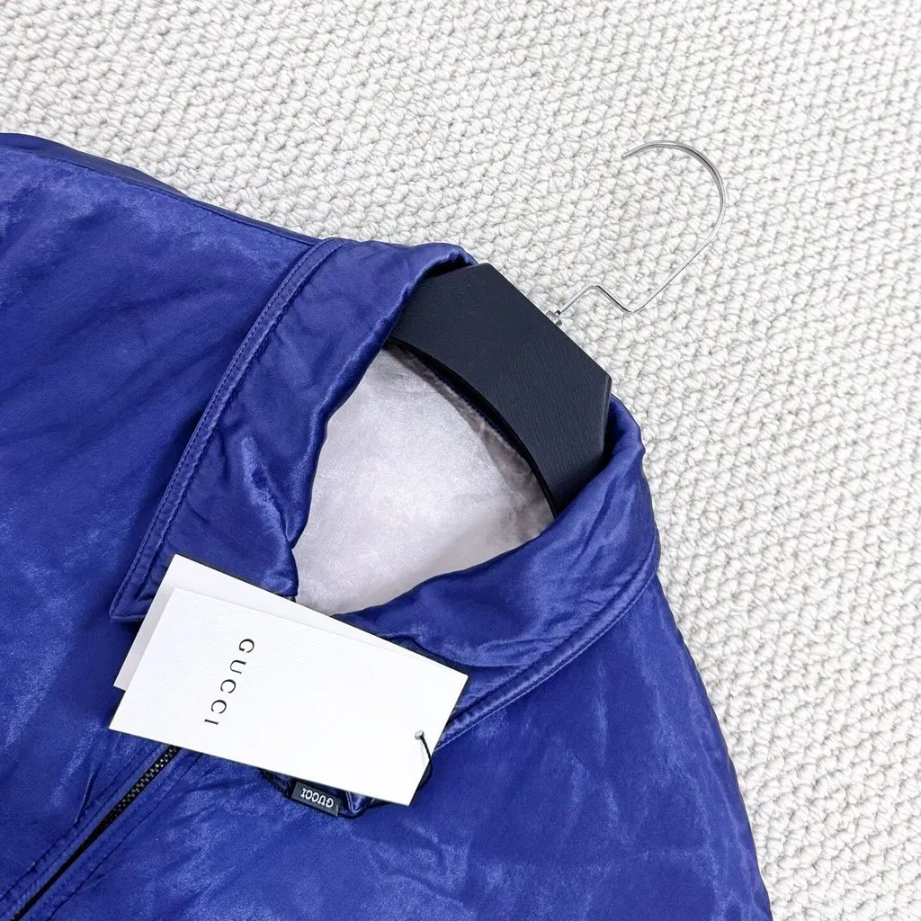 Gucci Satin Jacket MultiColor Satin Very good - Model View