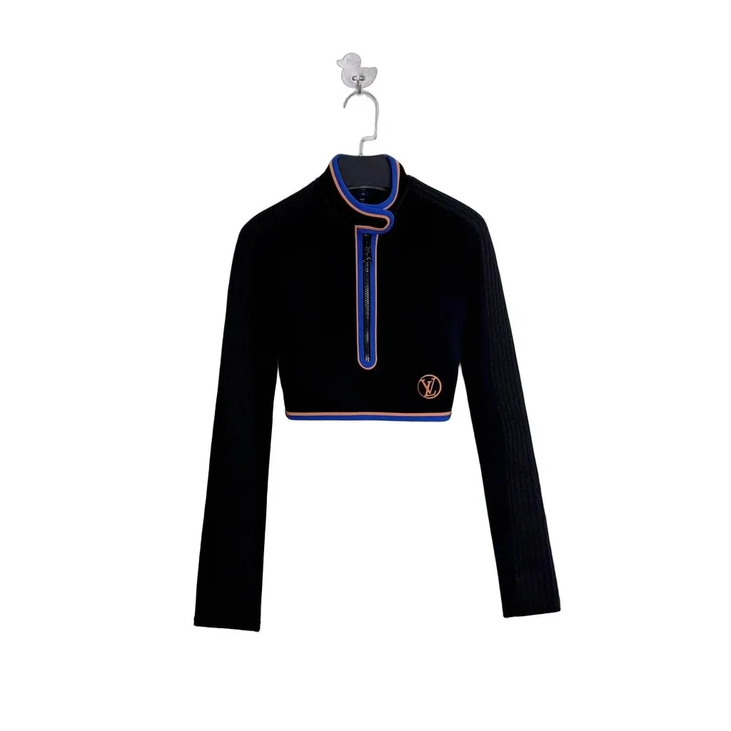 Louis Vuitton Polyester Top MultiColor Polyester Very good - Front View
