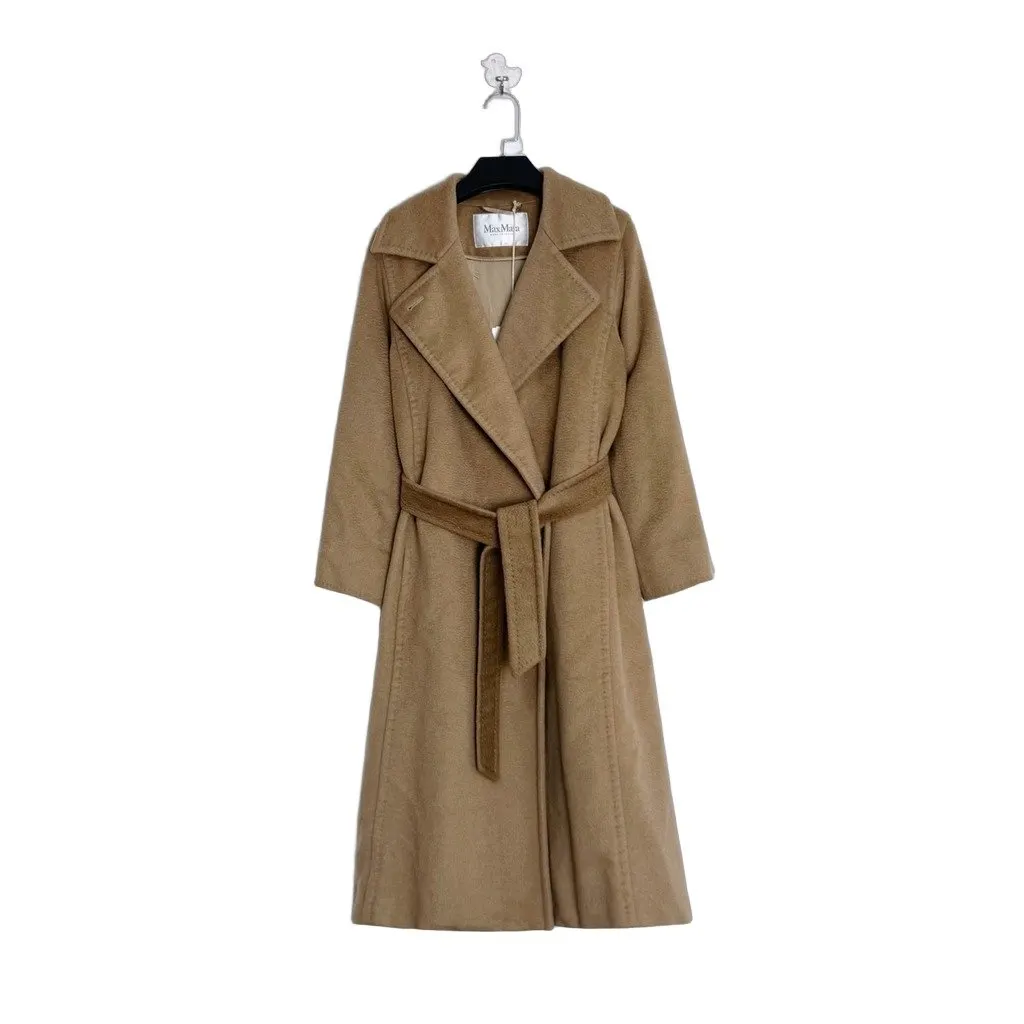 Max Mara Camel Wool Coat Camel Wool Very good - Front View