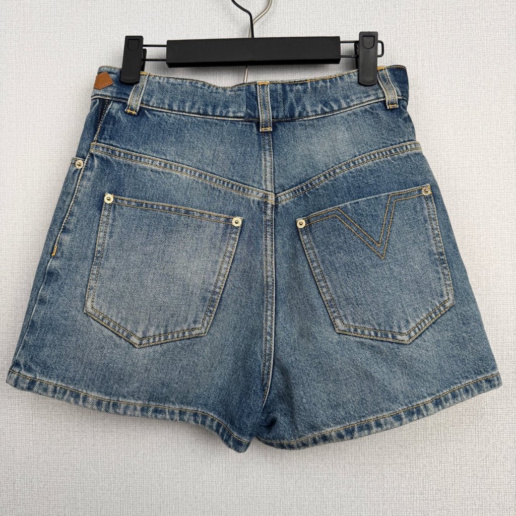M*g様 Louis Vuitton denim (1AHXHE) ショートスリ Louis Vuitton Denim Shorts MultiColor FR 36 Denim | Pre-Owne