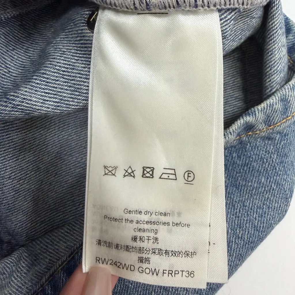 Louis Vuitton Denim Shorts MultiColor Denim Very good - Model View