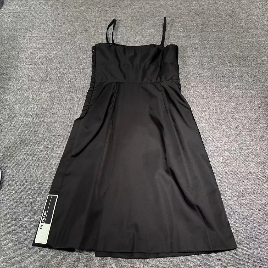 Prada Polyester Dress MultiColor Polyester Very good - Back View