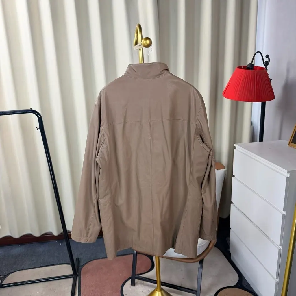 Loro Piana Suede Leather Jacket MultiColor Suede Very good - Back View
