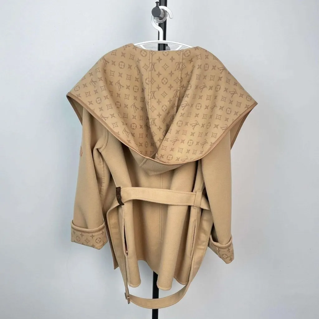 Louis Vuitton Cashmere Coat MultiColor Cashmere Never worn - Back View