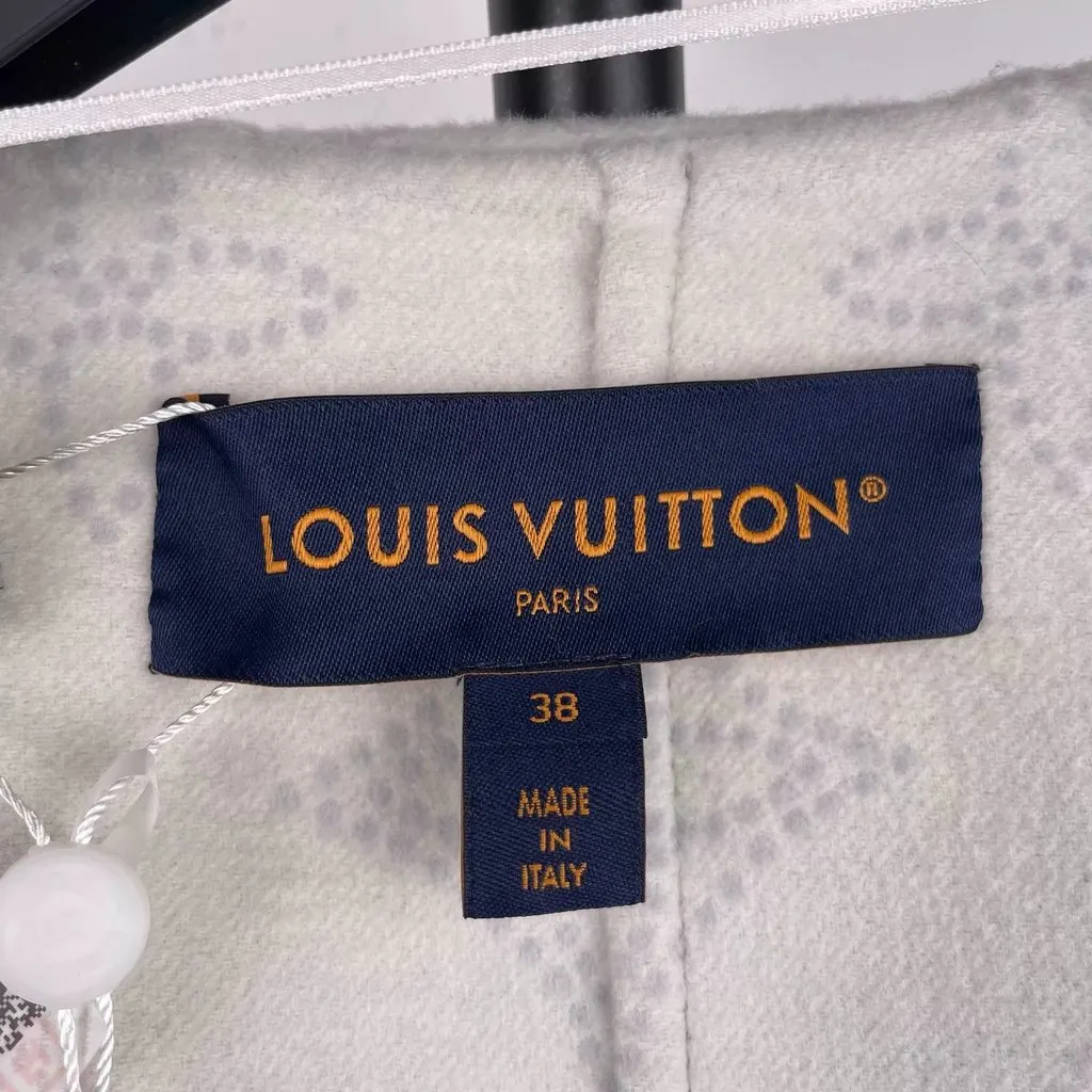 Louis Vuitton Cashmere Coat MultiColor Cashmere Good - Inside View
