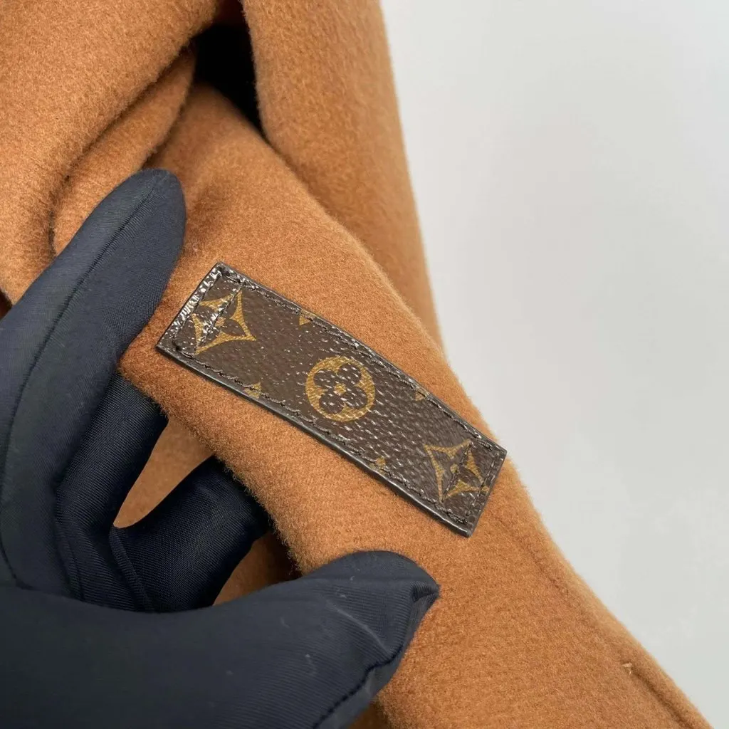 Louis Vuitton Wool Coat MultiColor Wool Good - Inside View