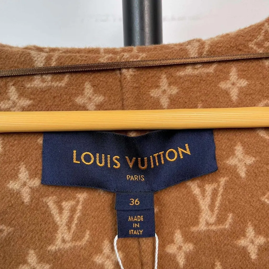 Louis Vuitton Wool Coat MultiColor Wool Good - Box View
