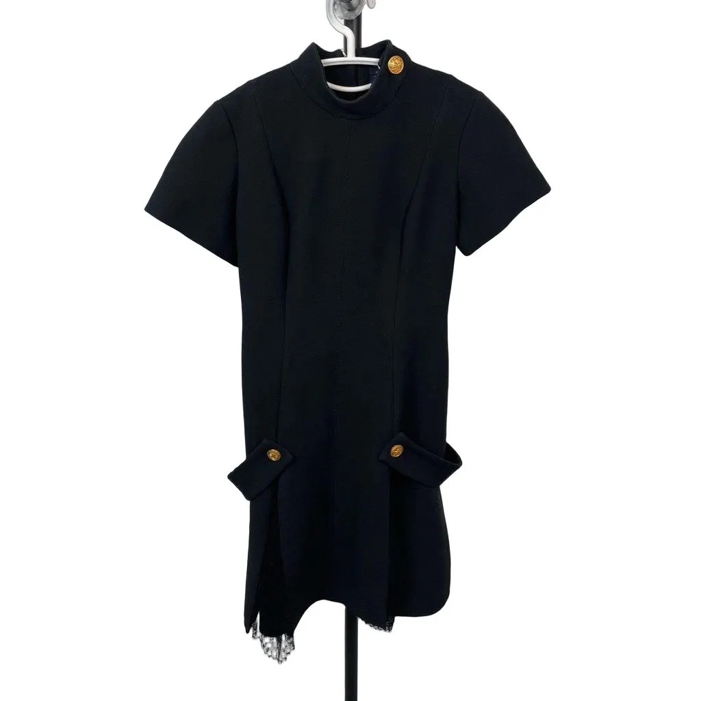 Louis Vuitton Wool Dress MultiColor Wool Good - Front View