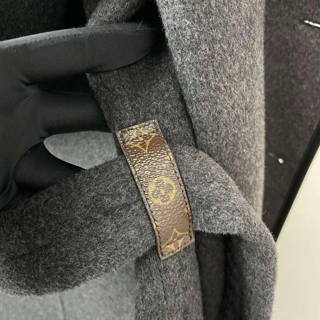 Louis Vuitton Cashmere Coat MultiColor Cashmere Good - Inside View