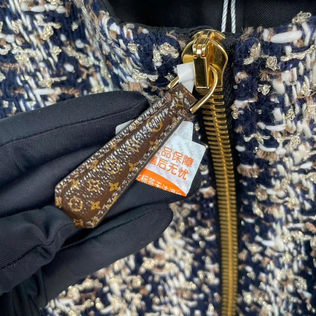 Louis Vuitton Tweed Top MultiColor Tweed Good - Model View