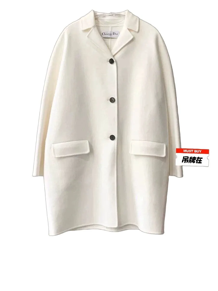 Dior Wool Coat MultiColor Wool Never worn - Front View