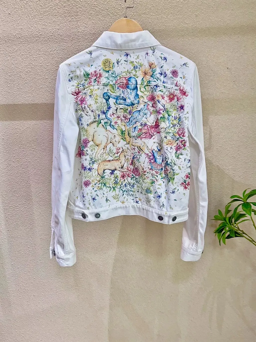 Dior Denim Jacket MultiColor Denim Never worn - Back View