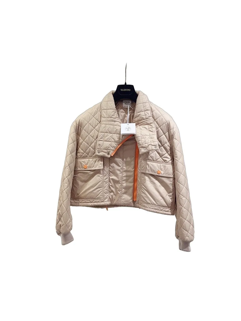 Hermès Polyester Jacket MultiColor Polyester Never worn, with tag - Front View