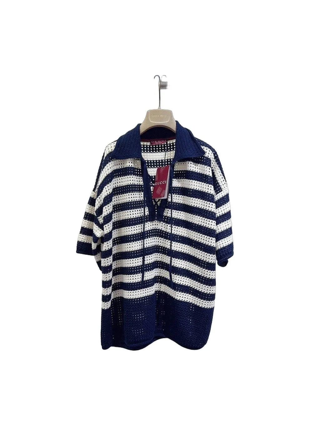 Gucci Cotton Top MultiColor Cotton Never worn, with tag - Front View