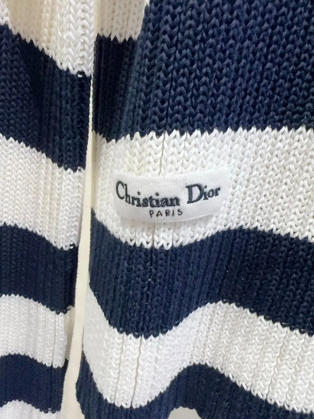 Dior Cotton Knitwear MultiColor Cotton Never worn, with tag - Back View