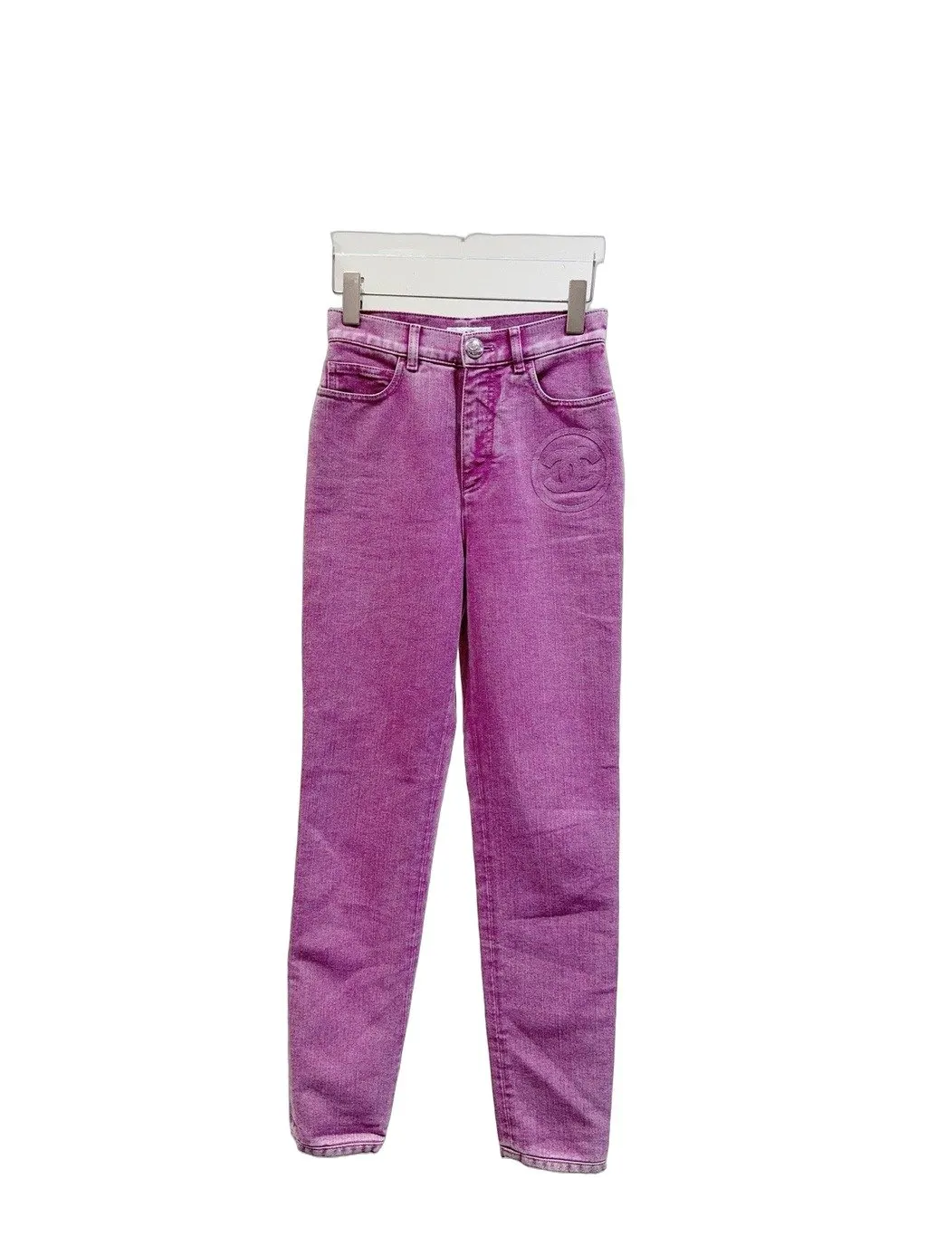 Chanel Cotton Jeans MultiColor Cotton Very good - Front View