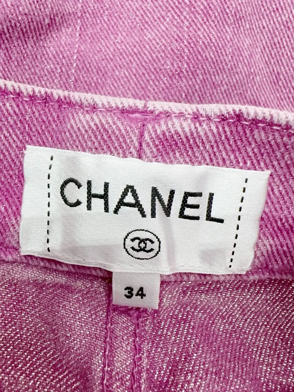 Chanel Cotton Jeans MultiColor Cotton Very good - Box View