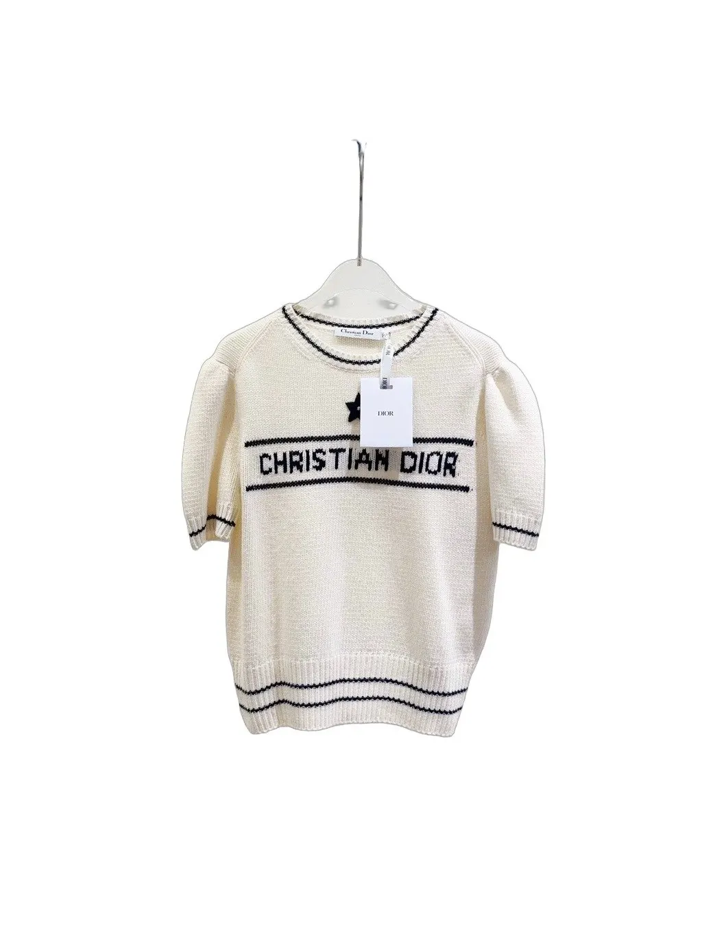 Dior Lucky Star Wool Top MultiColor Wool Very good - Front View